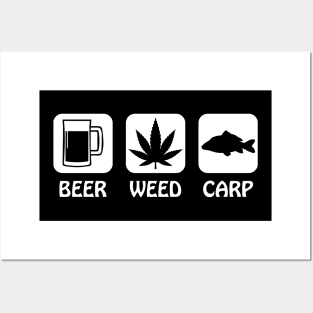 Beer Weed Carp Posters and Art